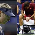 Niujorke – juoda diena veteranams: krito ir Federeris, ir Šarapova