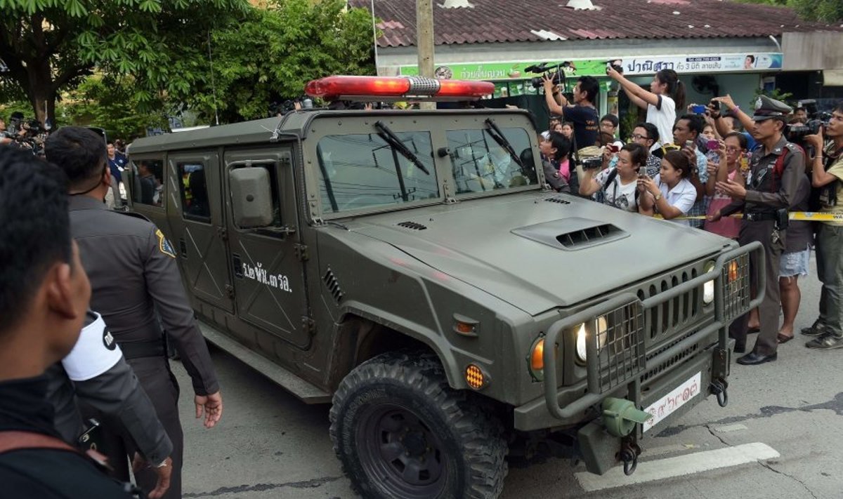 Tailando policija suėmė užsienietį, siejamą su sprogdinimu Bankoko šventykloje