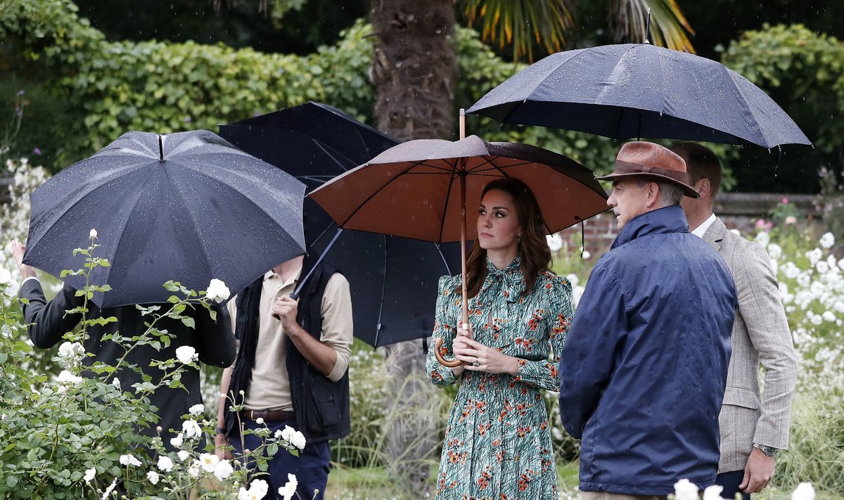 Princas Williamas, princas Harry ir Kate Middleton pagerbė princesę Dianą