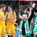 „Žalgiris“ varžovų akimis: didžiuojasi nutraukę pergalių seriją, bet tikisi neužsitraukti fanų rūstybės