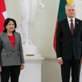 В Литву с официальным визитом прибыла президент Грузии