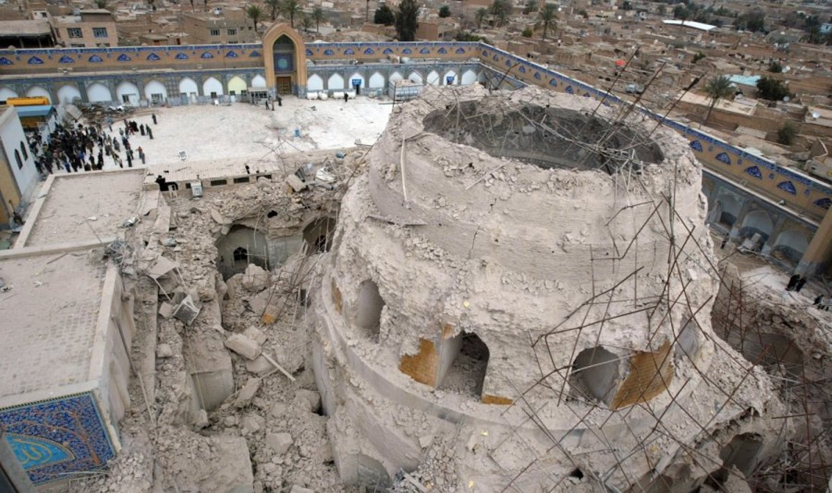 Susprogdinta Samaros mečetė Irake
