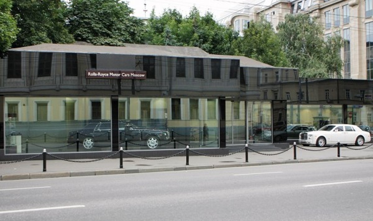 Rolls-Royce automobilių salonas Maskvoje