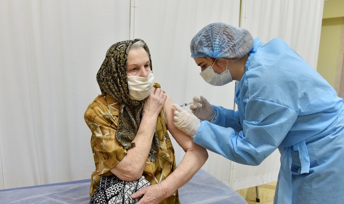 Gyventojų skiepijimas nuo koronaviruso Lvove, Ukrainoje
