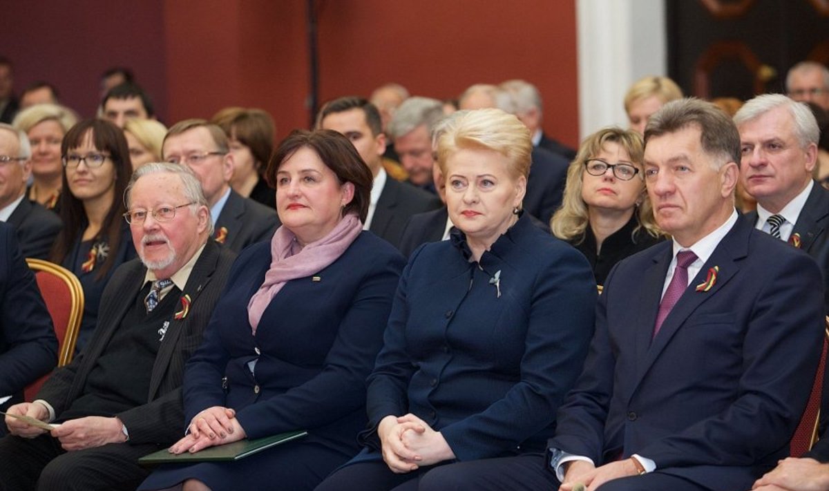 Vytautas Landsbergis, Loreta Graužinienė, Dalia Grybauskaitė, Algirdas Butkevičius