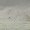 Po audros Rio de Žaneire kilusios bangos traukia banglentininkus