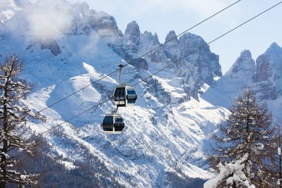  Ski resort Madonna di Campiglio. Italy