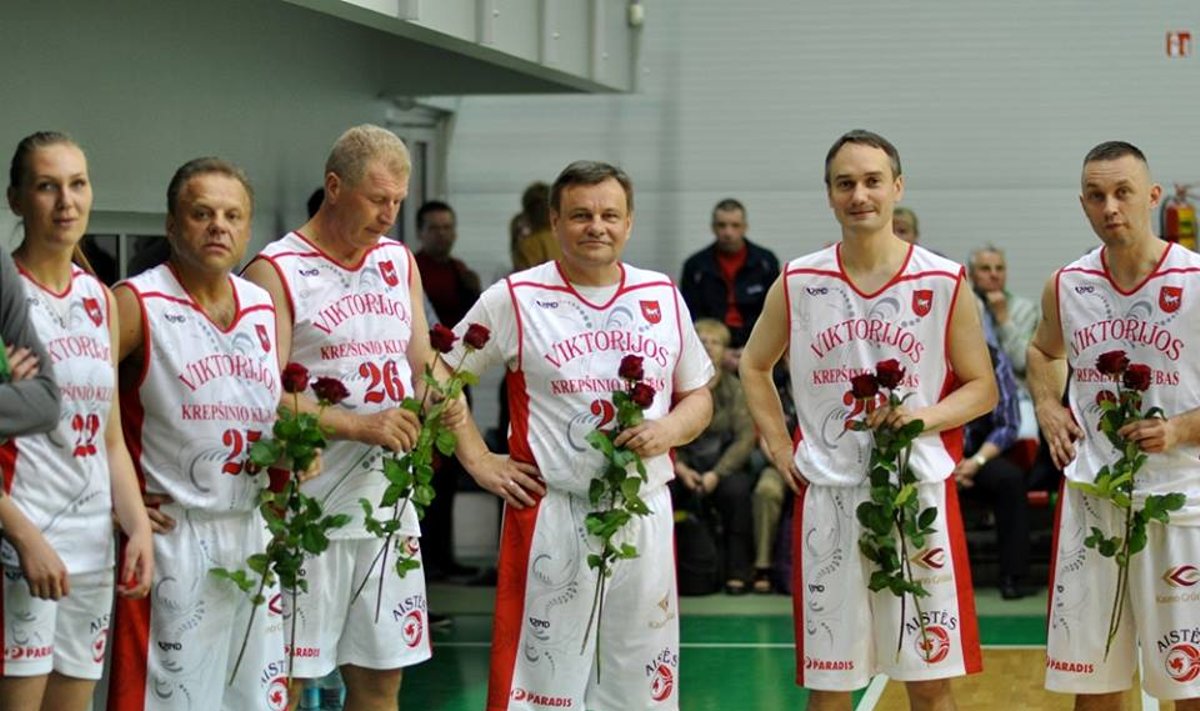 "Viktorijos" krepšinio klubui - 20 metų  (L.Šilkaičio nuotr.)