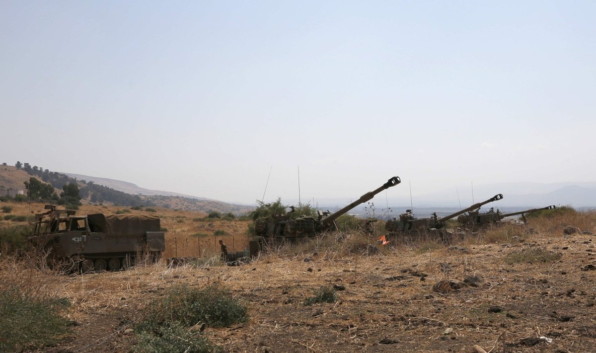 Izraelio pajėgos prie pasienio su Libanu