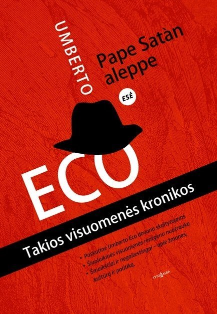 Umberto Eco knyga „Pape Satàn aleppe: takios visuomenės kronikos