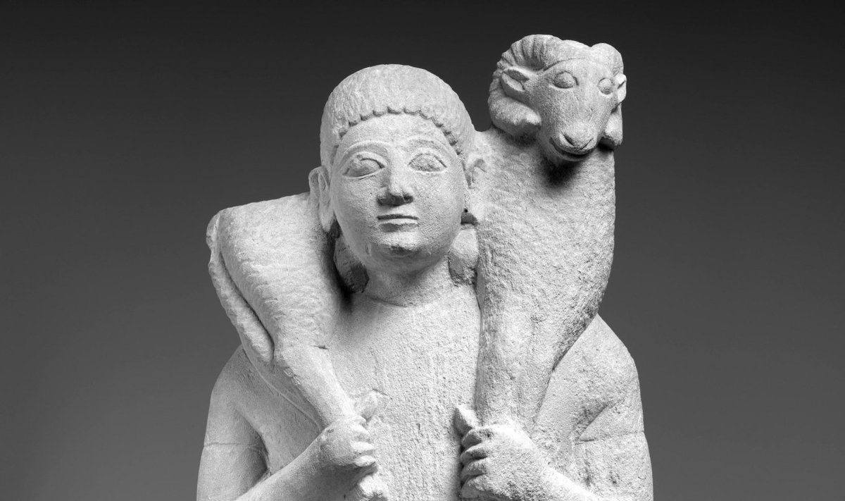 Kalkakmenio statulėlė iš Kipro, VI a. pr. Kr.