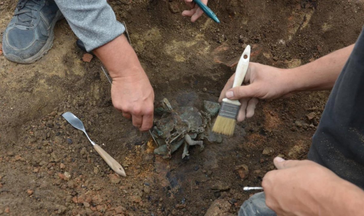 Skraidantis romėniškas penis aptiktas Serbijoje. Ilija Danković, Arheološki institut nuotr.