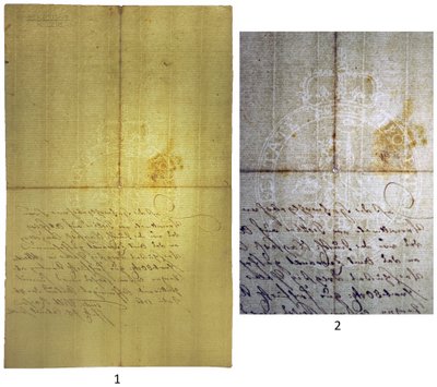Leidimas išduoti našlės, pavarde Grotthus, 30 talerių iš kaizeriškosios kanceliarijos. Popierius su vandenženkliu „Vryheit“. 1760 m. TIM raštijos rinkinys. Deinarovičiaus nuotr.