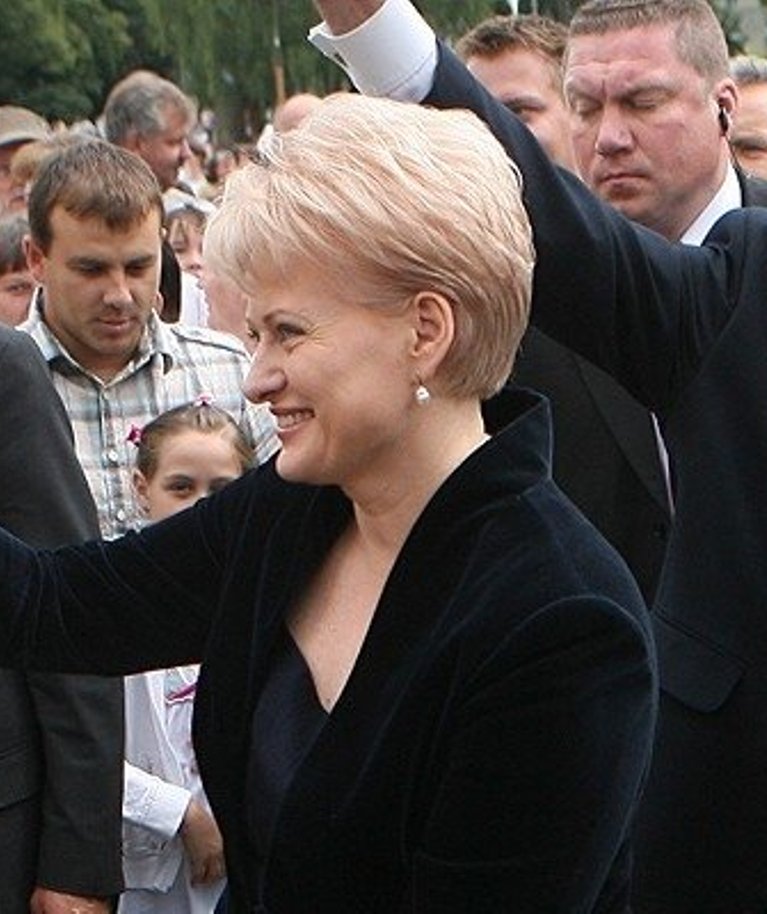 D. Grybauskaitė, V. Adamkus 