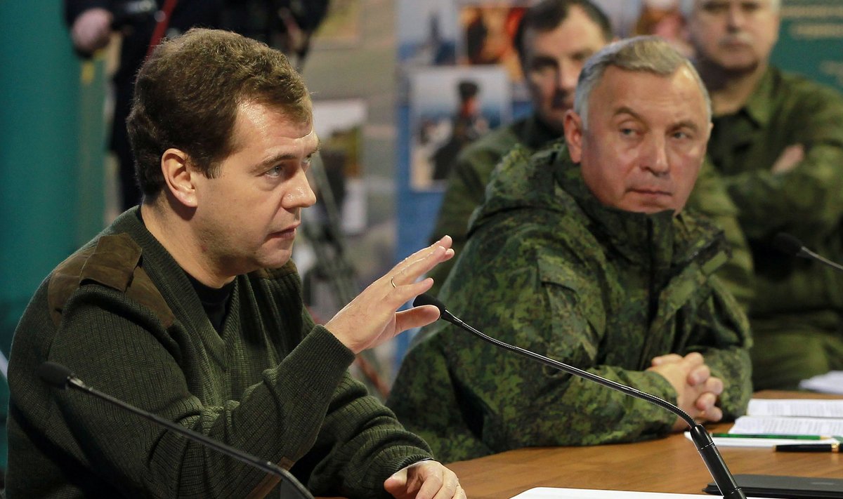 Dmitrijus Medvedevas ir Nikolajus Makarovas