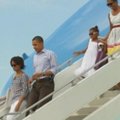 B.Obama išėjo nemokamų atostogų