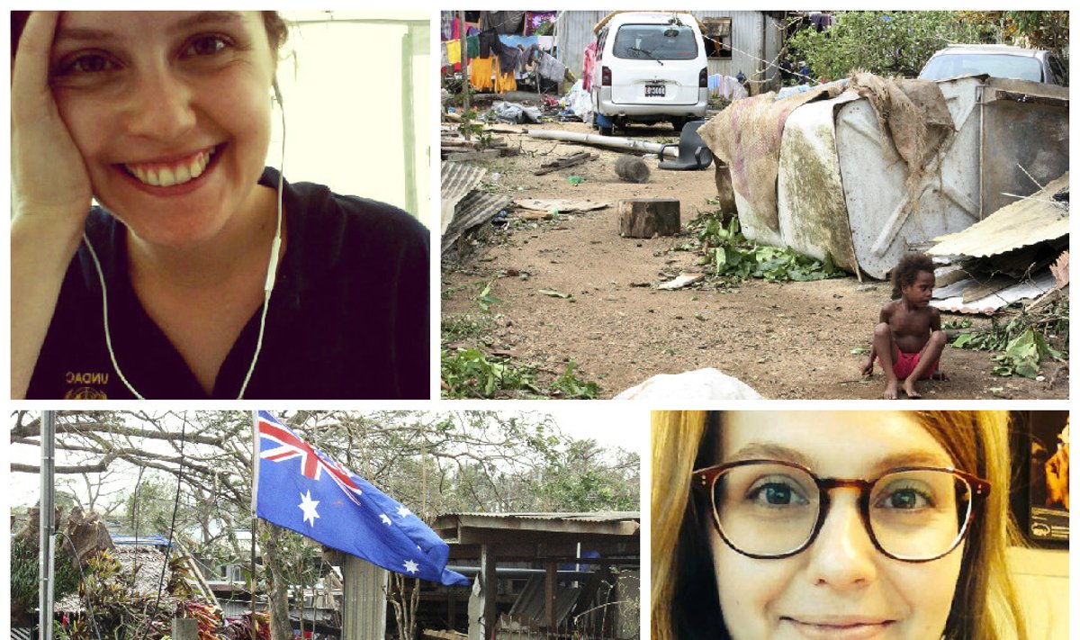 Gintarė Eidimtaitė, ciklono nusiaubta Vanuatu valstybė