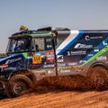 Paskutinį Dakaro ralio etapą laimėjusi Vaidoto Paškevičiaus komanda: iš sunkvežimio išspaudėme viską