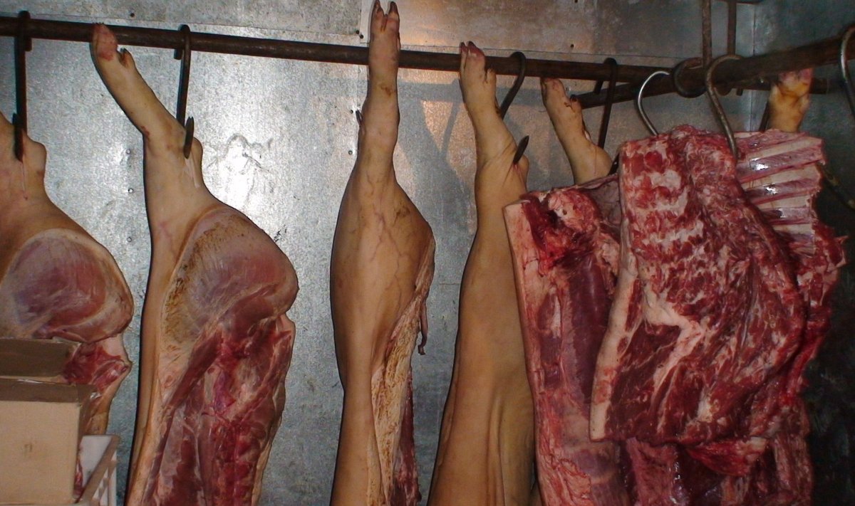 Alytuje aptiktas nelegalus mėsos cechas