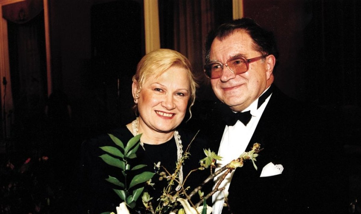 Mikalojus Novikas su žmona Irena