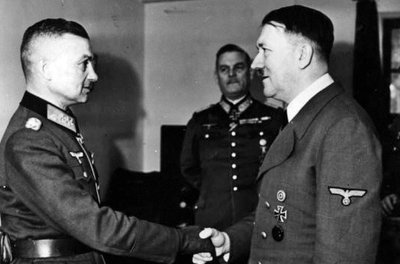 Trečiojo reicho fiurerio A. Hitlerio ir W. Modelio susitikimas