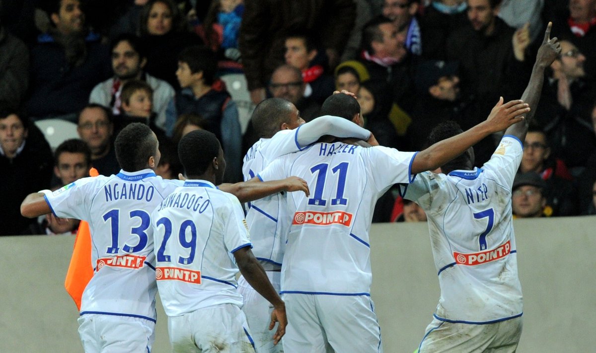 "Auxerre" futbolininkai džiaugiasi pergale