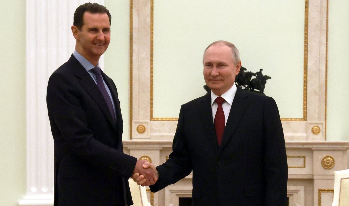 Bašaras al Assadas ir Vladimiras Putinas