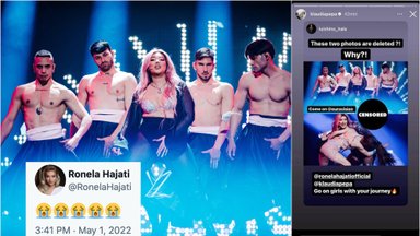 „Eurovizijos“ instagrame dingo pikantiškos Albanijos atstovų nuotraukos: gerbėjai širsta, kaltina cenzūra