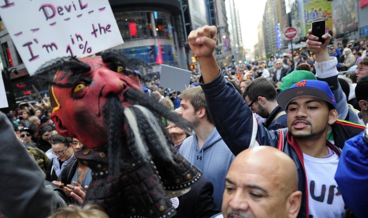 Demonstracija Niujorke, „Užimk Volstritą“ 
