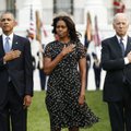 Po Bideno žingsnio pasipylė spėlionės dėl Michelle Obamos