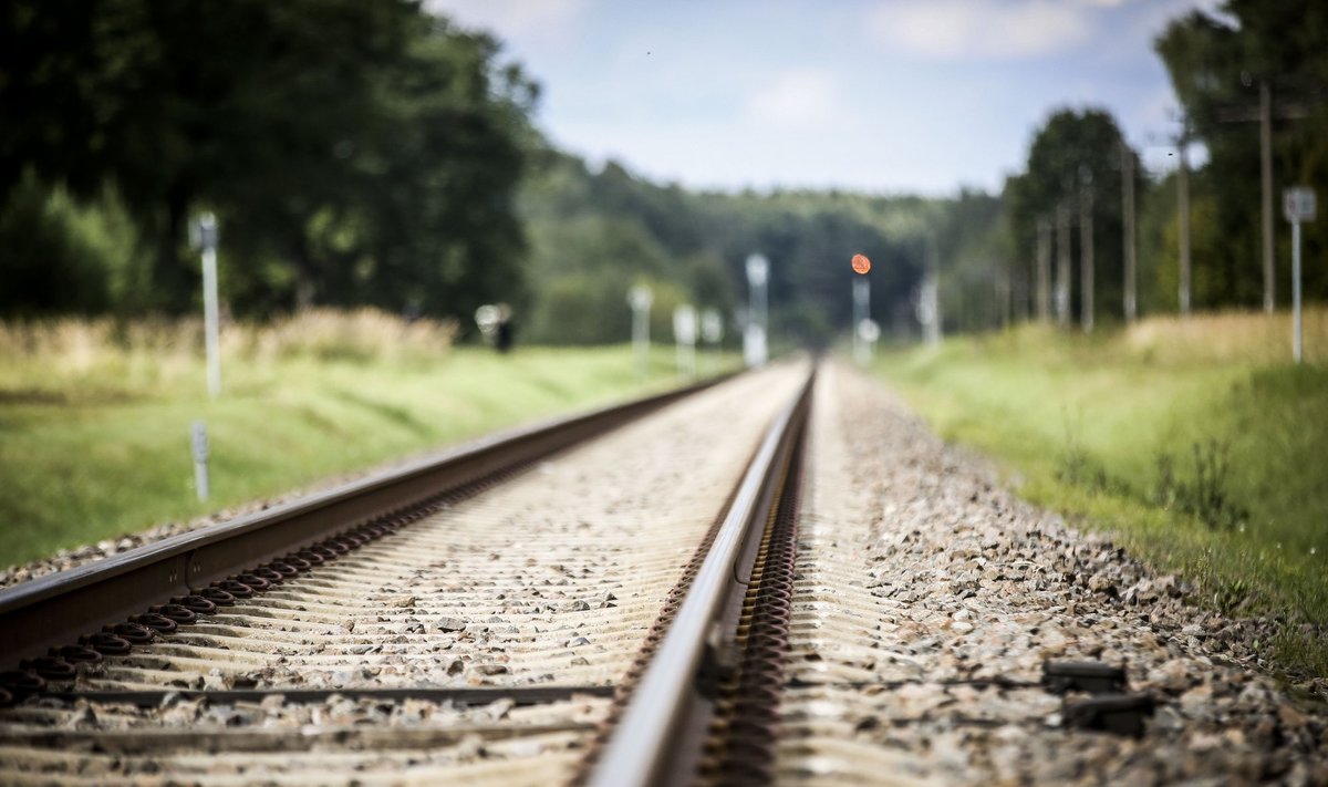 A Lithuanian railroad