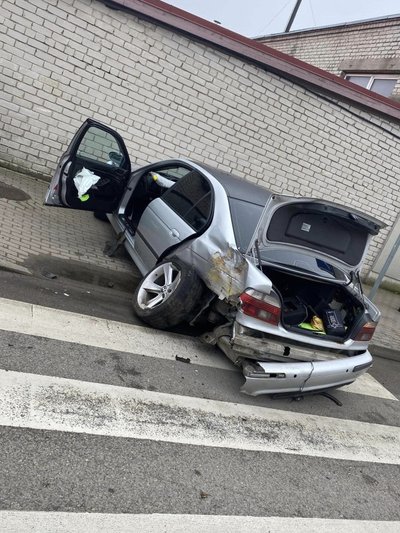 BMW avarija Palangoje