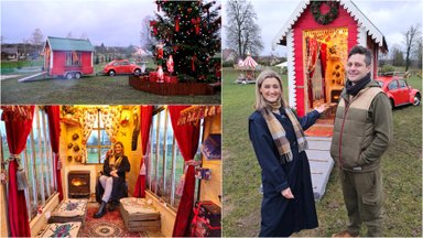 Vos už 2 tūkst. eurų žiemą – Kalėdų namelis ant ratų, vasarą – vieta atostogoms
