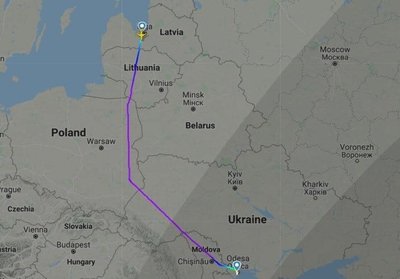 „airBaltic“ skrydžiai aplenkiant Baltarusiją