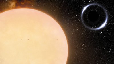 Apie 1560 šviesmečių nuo Žemės aptikta žvaigždės ir juodosios skylė dvinarė sistema. Shutterstock/NASA/ESA asociatyvi nuotr.