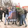 Gedimino prospekte Vilniuje - nacionalistų eisena
