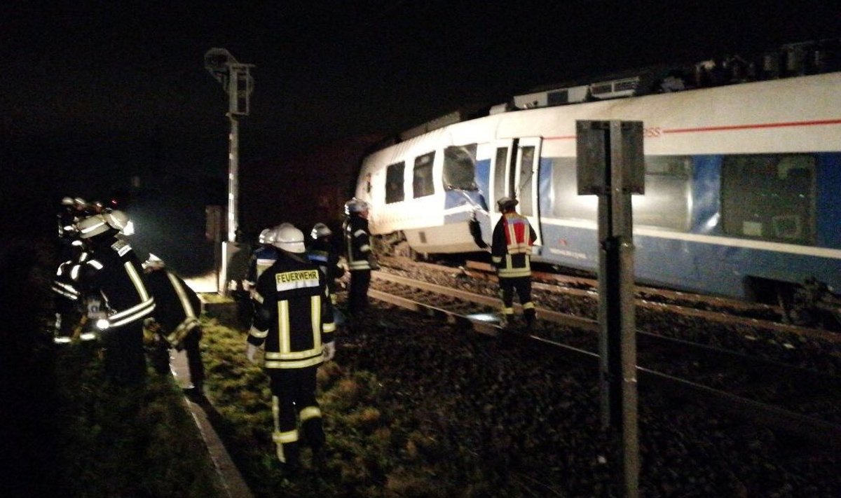 Traukinių avarija Vokietijoje
