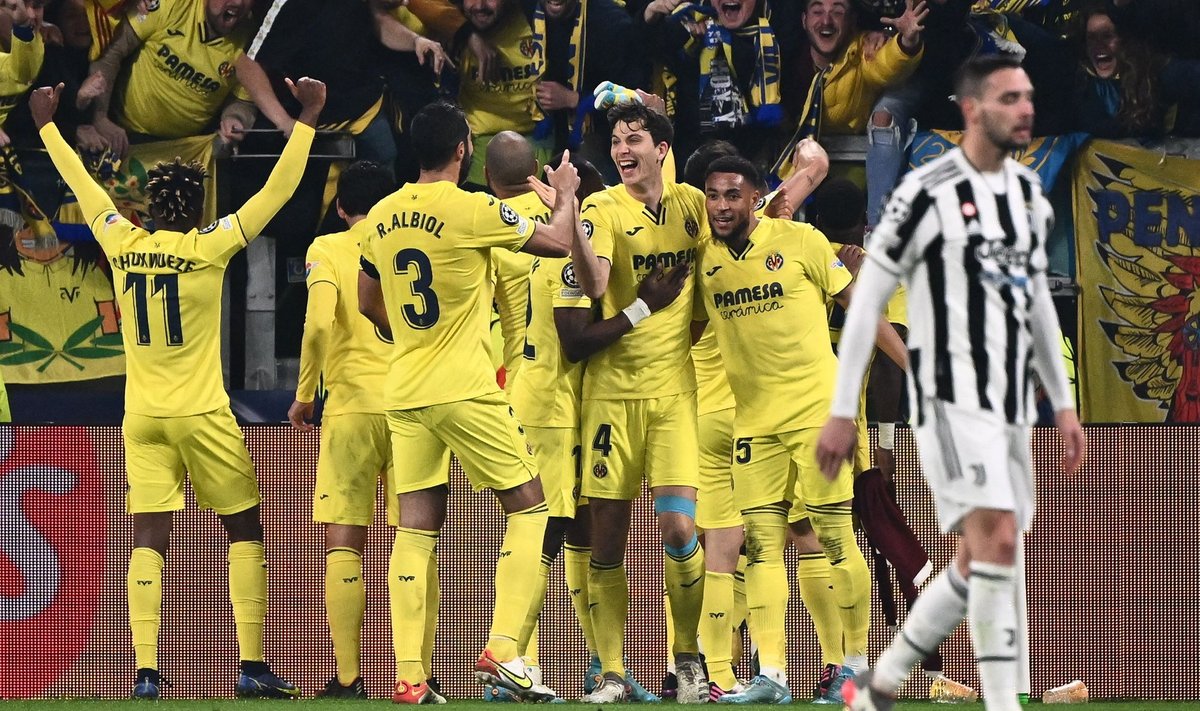 "Villarreal" futbolininkai triumfuoja Turine