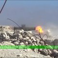 Sirijoje nufilmuota, kaip paleista raketa sunaikina rusų gamybos tanką