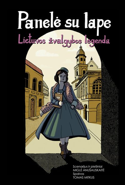  Komikso „Panelė su lape“ viršelis