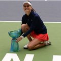 Moterų teniso turnyro Kinijoje finalą įtikinamai laimėjo A. Radwanska