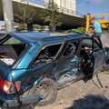 В Вильнюсе 5 человек пострадали в автомобильной аварии