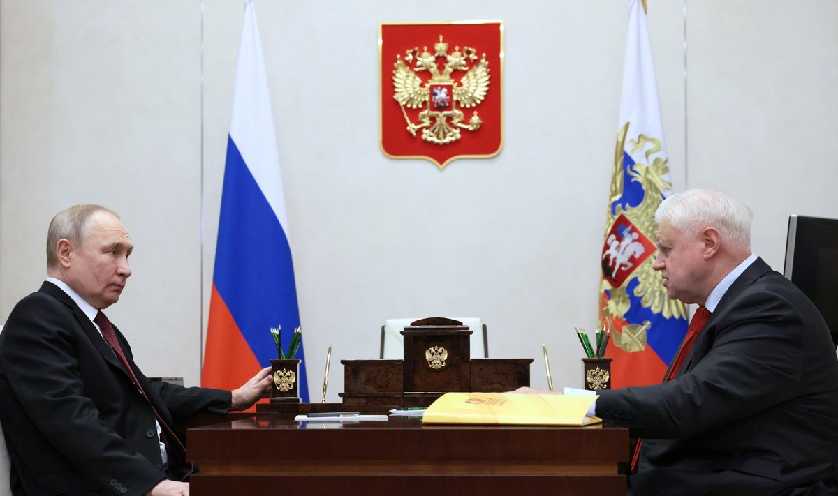 Vladimiras Putinas ir Sergejus Mironovas