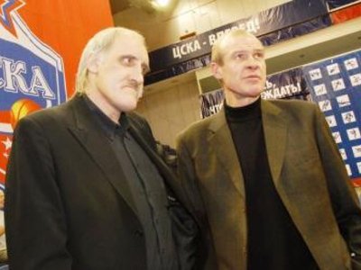 Aleksandras Belostenas (dešinėje) ir Vladimiras Tkačenka