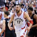 Birthday Boy Valančiūnas comes up big for Toronto to blow out Heat