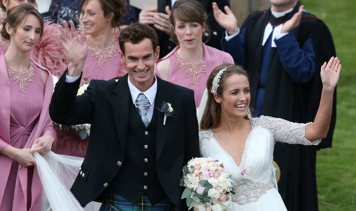 Andy Murray ir Kim Sears vestuvės