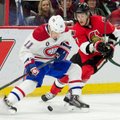 NHL Rytų konferencijos lyderis Monrealio klubas pralaimėjo kanadiečių derbį Otavoje