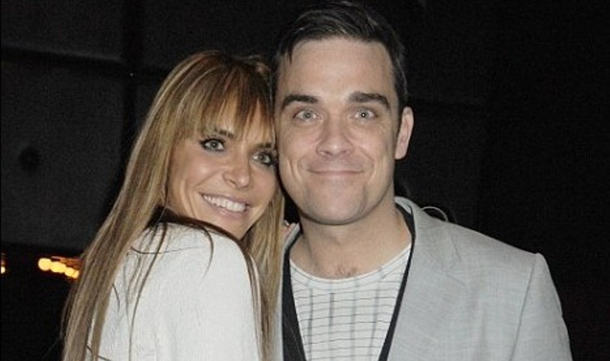 Ayda Field  ir Robbie Williamsas