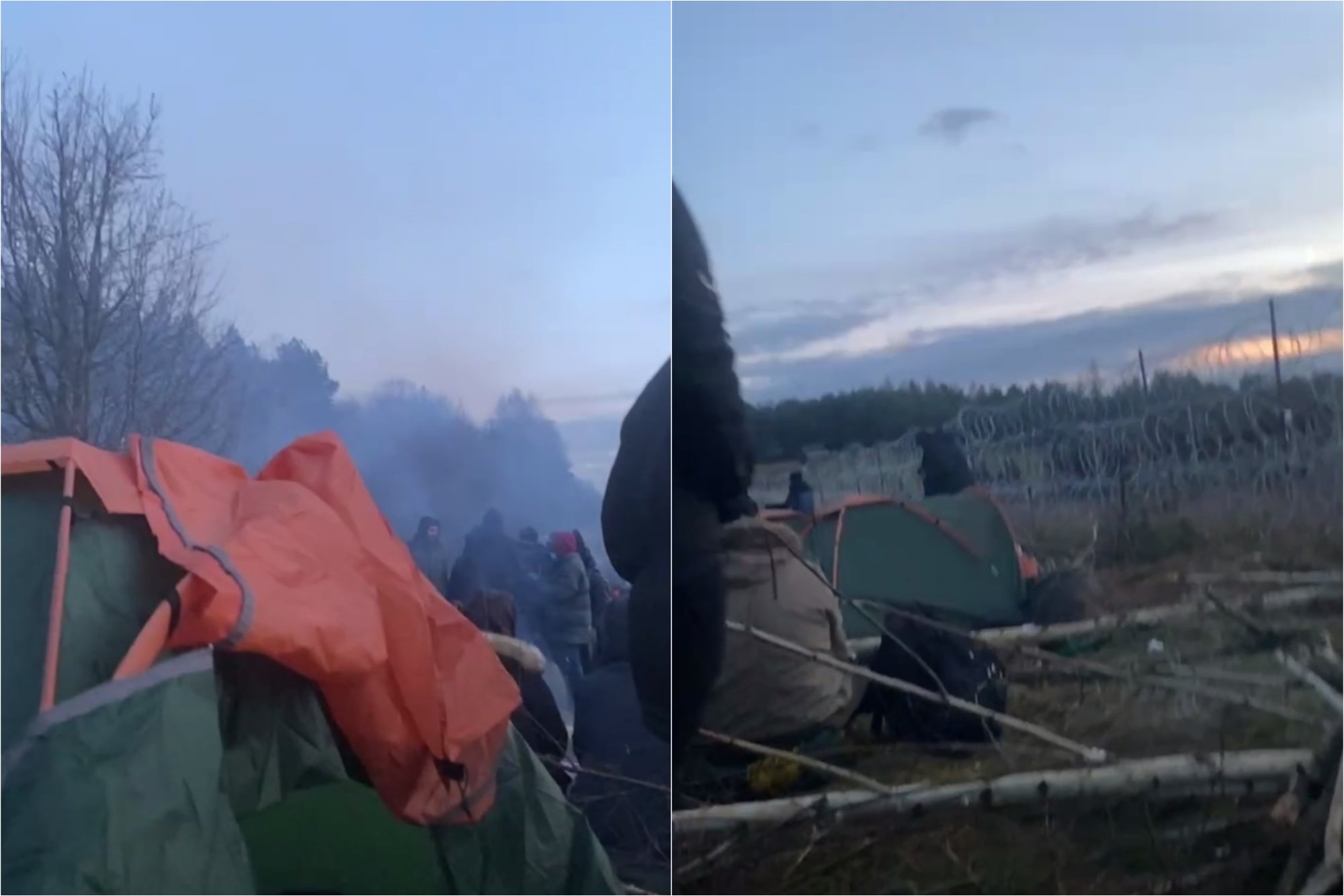 "Только камень прилетел в полицейское авто". Поляки отчитались, как прошла ночь на границе