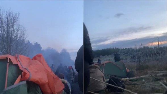 "Только камень прилетел в полицейское авто". Поляки отчитались, как прошла ночь на границе